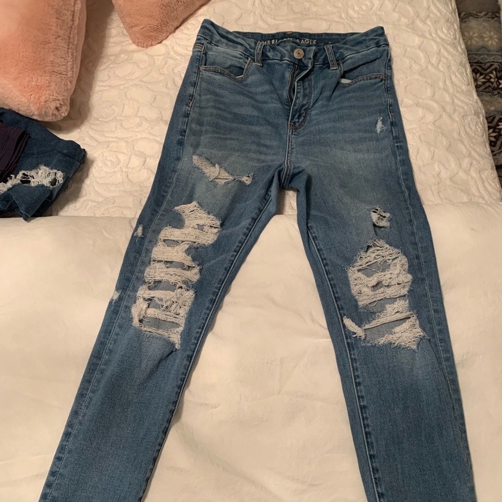 American eagle high rise skinny jean